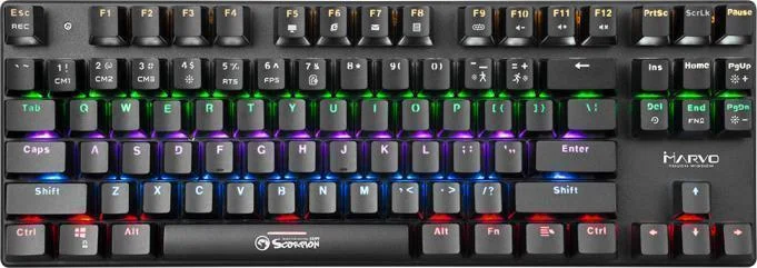 Φωτογραφία προϊόντος: OEM Marvo Gaming Μηχανικό Πληκτρολόγιο με Custom Blue διακόπτες και φωτιζόμενα πλήκτρα KG914
