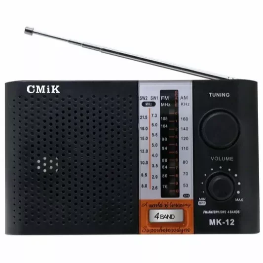 Φωτογραφία προϊόντος: OEM CMiK MK-12 Φορητό Ραδιόφωνο Μπαταρίας Μαύρο