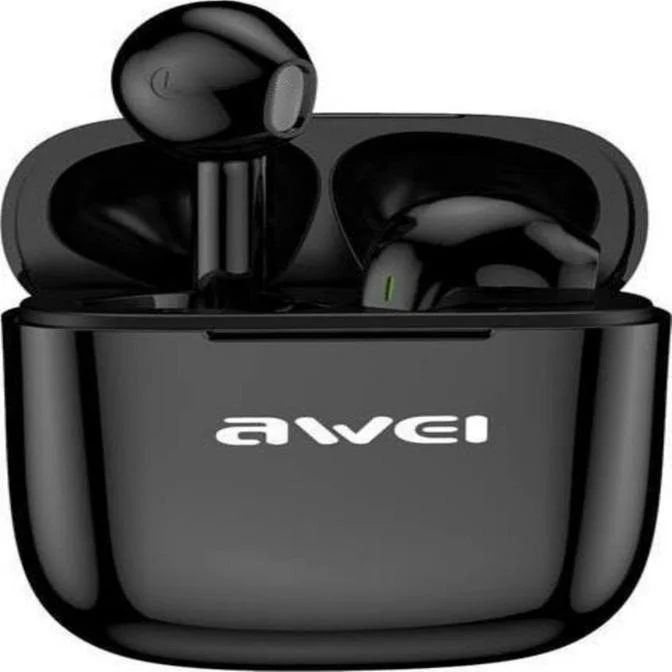 Φωτογραφία προϊόντος: Awei T26 Earbud Bluetooth Handsfree Ακουστικά με Αντοχή στον Ιδρώτα και Θήκη Φόρτισης Μαύρα