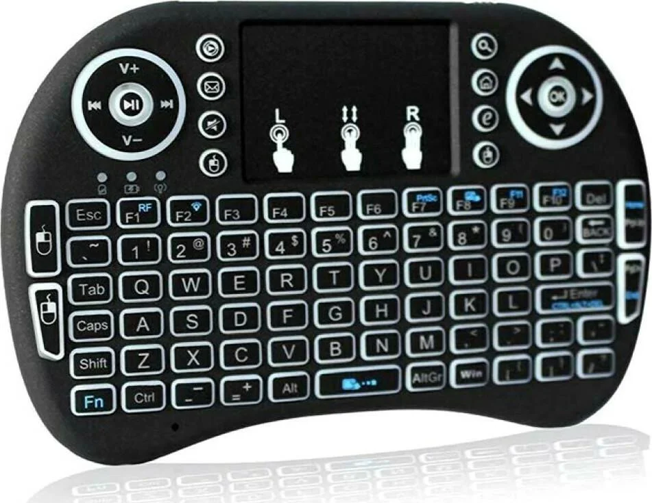Φωτογραφία προϊόντος: OEM Mini Backlit Ασύρματο Πληκτρολόγιο με Touchpad Αγγλικό US C01G0140087
