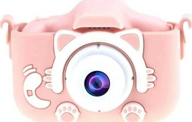Φωτογραφία προϊόντος: OEM Kitty Kids Compact Φωτογραφική Μηχανή 12MP με Οθόνη 2" pixels Ροζ