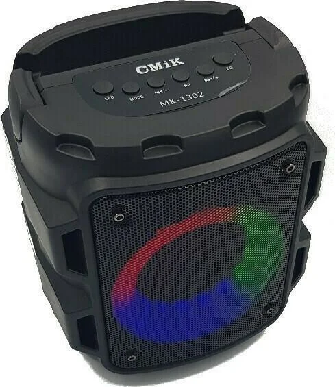 Φωτογραφία προϊόντος: OEM CMiKΦορητό Ηχείο Bluetooth με λειτουργία καραόκε Μαύρο MK-1302