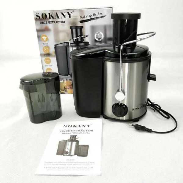 Φωτογραφία προϊόντος: Sokany Αποχυμωτής Inox 800W Ασημί SK-4000