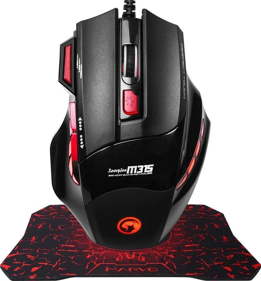 Φωτογραφία προϊόντος: OEM Scorpion M315 + G1 Gaming Ποντίκι Μαύρο