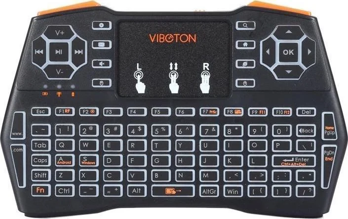 Φωτογραφία προϊόντος: OEM Viboton i8 Plus Ασύρματο Πληκτρολόγιο με Touchpad Αγγλικό US