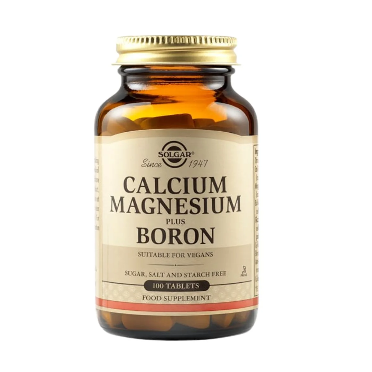 Φωτογραφία προϊόντος: Solgar,Solgar Minerals Solgar Calcium Magnesium Plus Boron 100tabs