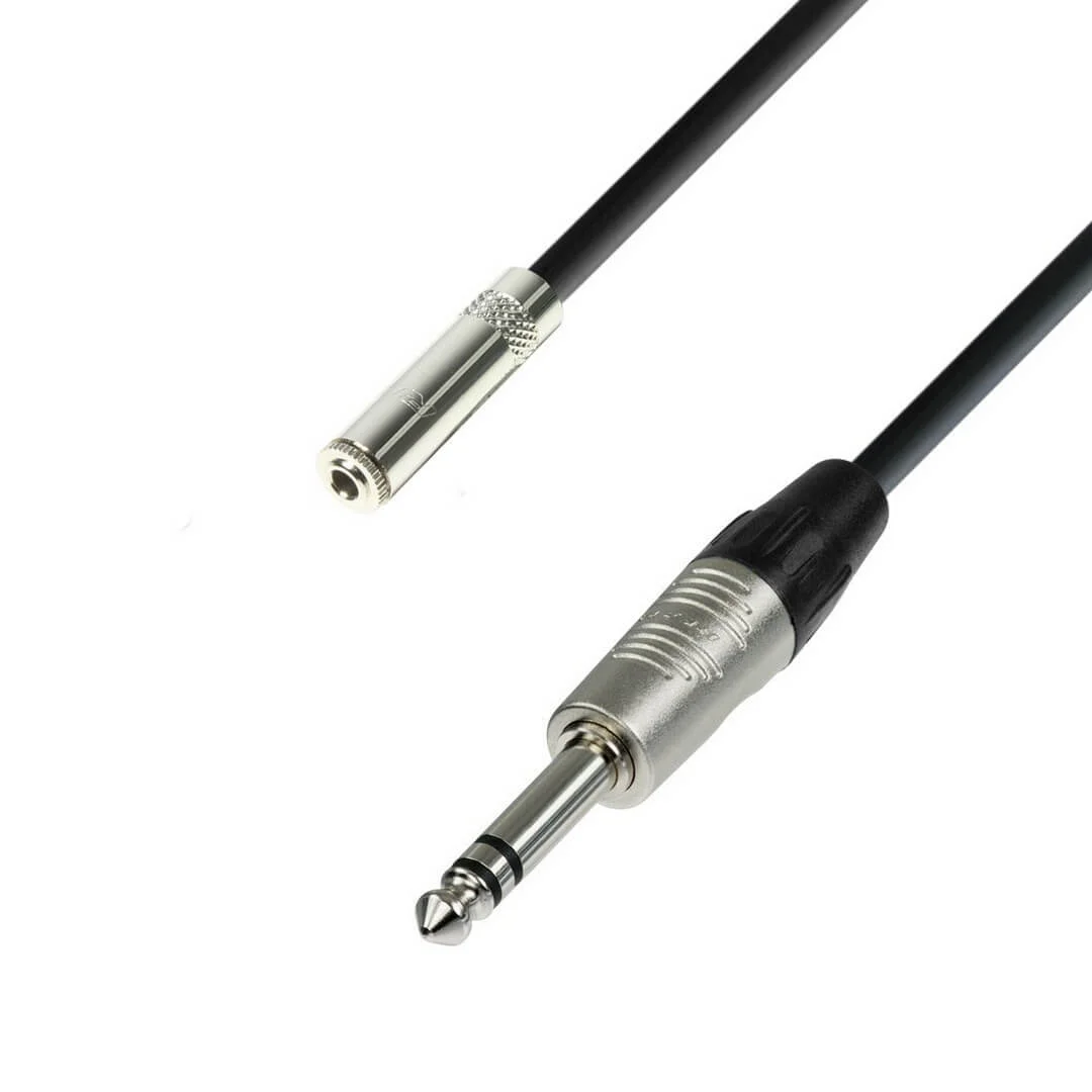 Φωτογραφία προϊόντος: Adam Hall K4BYV0300 4Star Series Καλώδιο Επέκτασης 1/4 Stereo Jack 3m Μαύρο