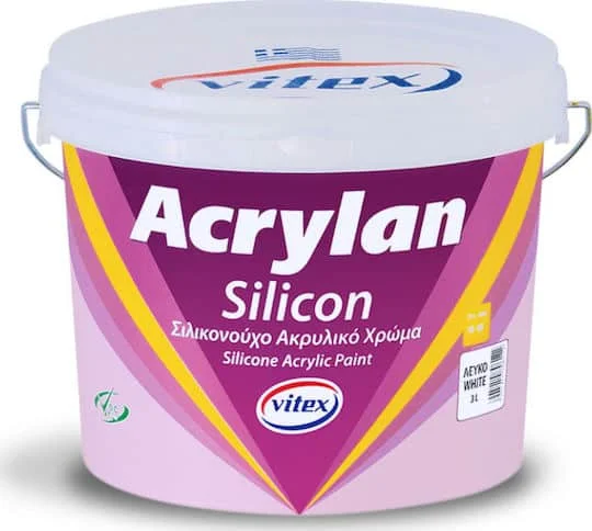Φωτογραφία προϊόντος: OEM VITEX ACRYLAN SILICON ΛΕΥΚΟ