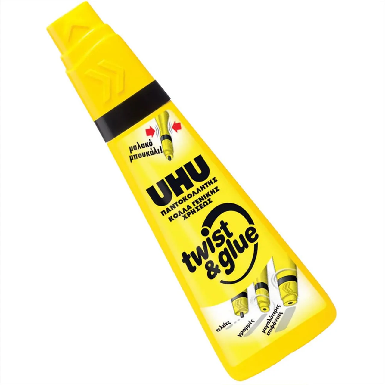 Φωτογραφία προϊόντος: UHU Κόλλα Twist & Glue 90ml - 10375
