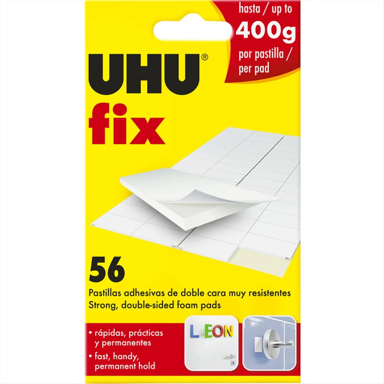 Φωτογραφία προϊόντος: UHU Fix Αυτοκόλλητα Διπλής Όψεως Αφρώδη 56τμχ. - 7000441