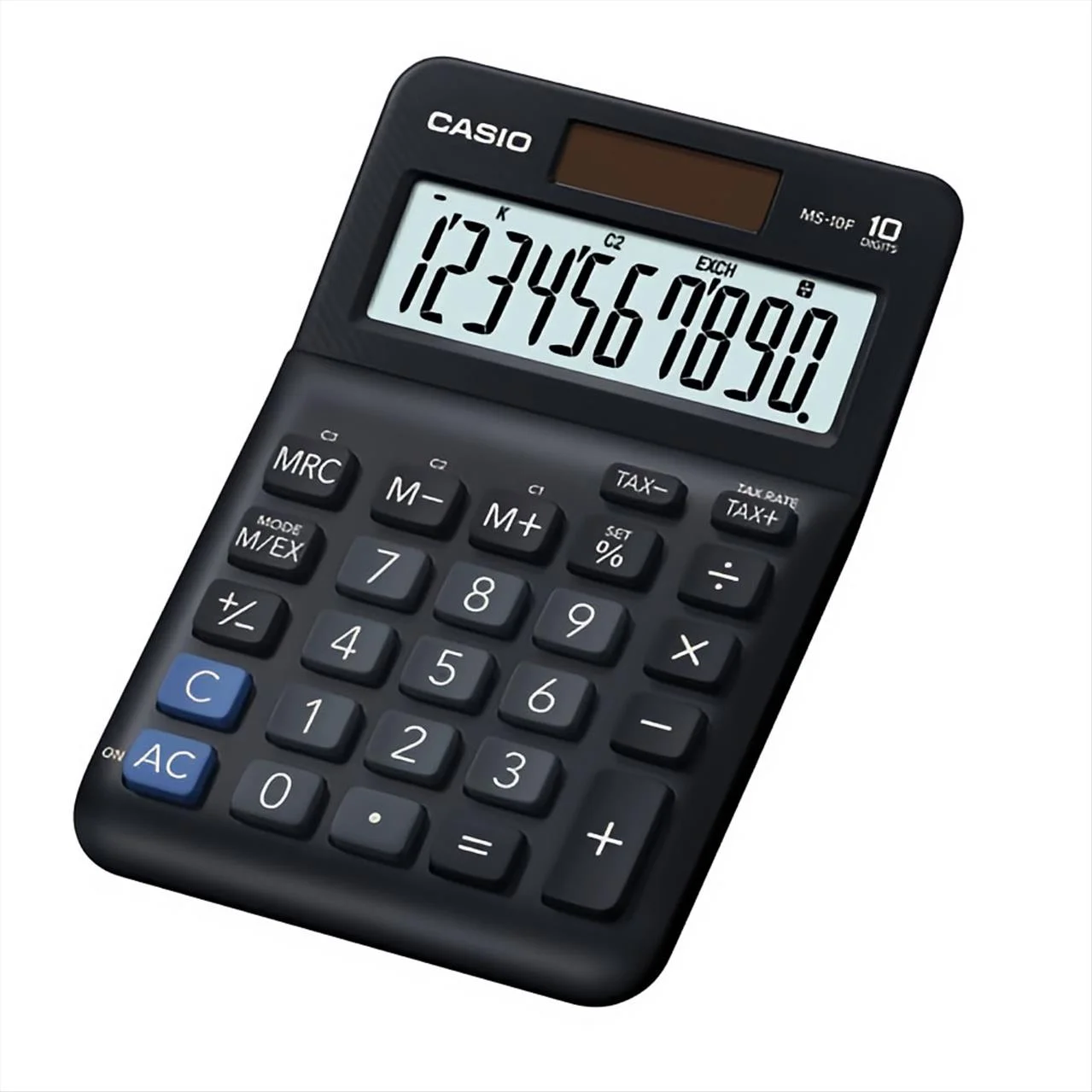 Φωτογραφία προϊόντος: Casio Αριθμομηχανή 10 Ψηφίων Ηλίου/Μπαταρίας 10.1 x 14.85cm MS-10F - 6-615399