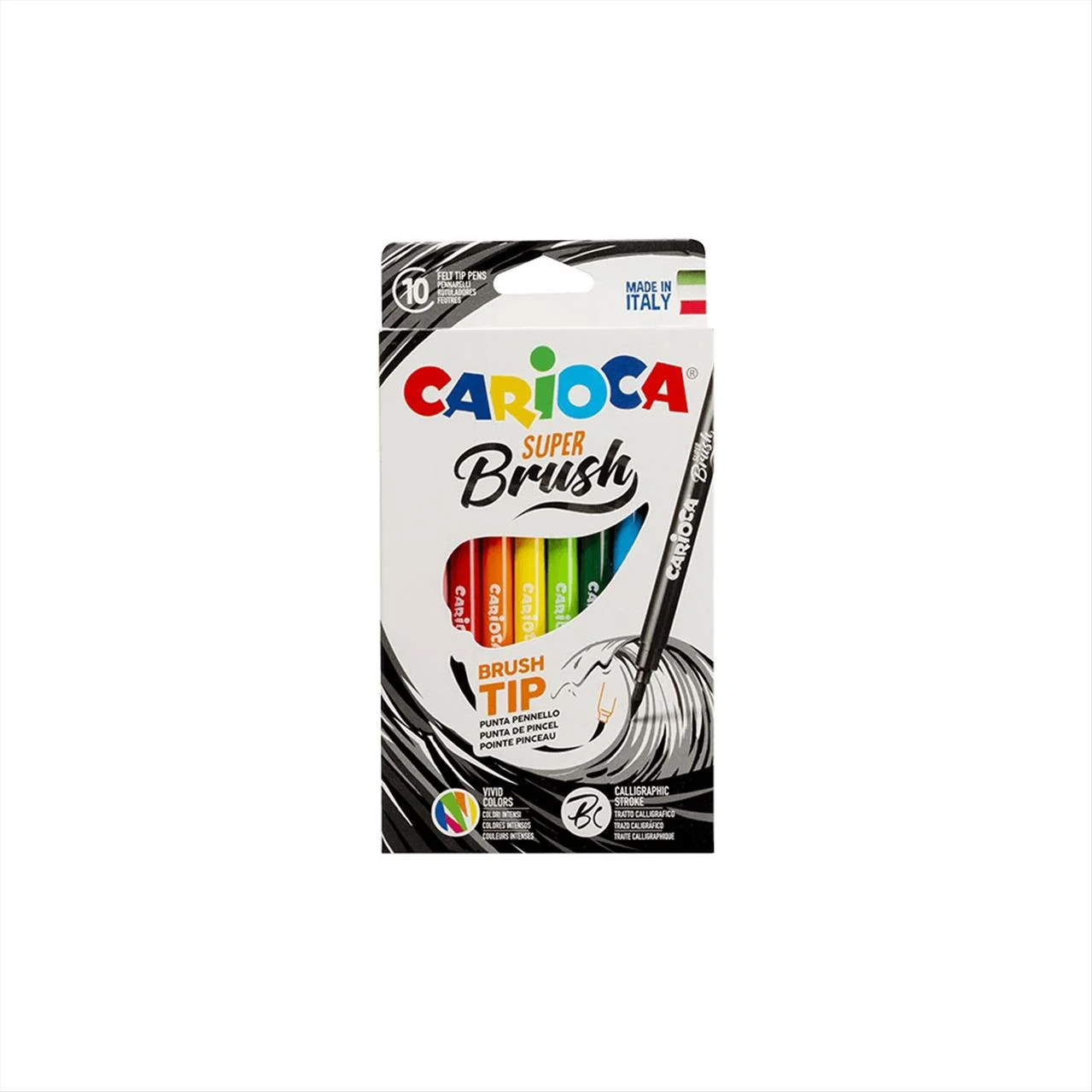Φωτογραφία προϊόντος: Carioca Μαρκαδόροι Super Brush 10τμχ. 42937 - 239.429379