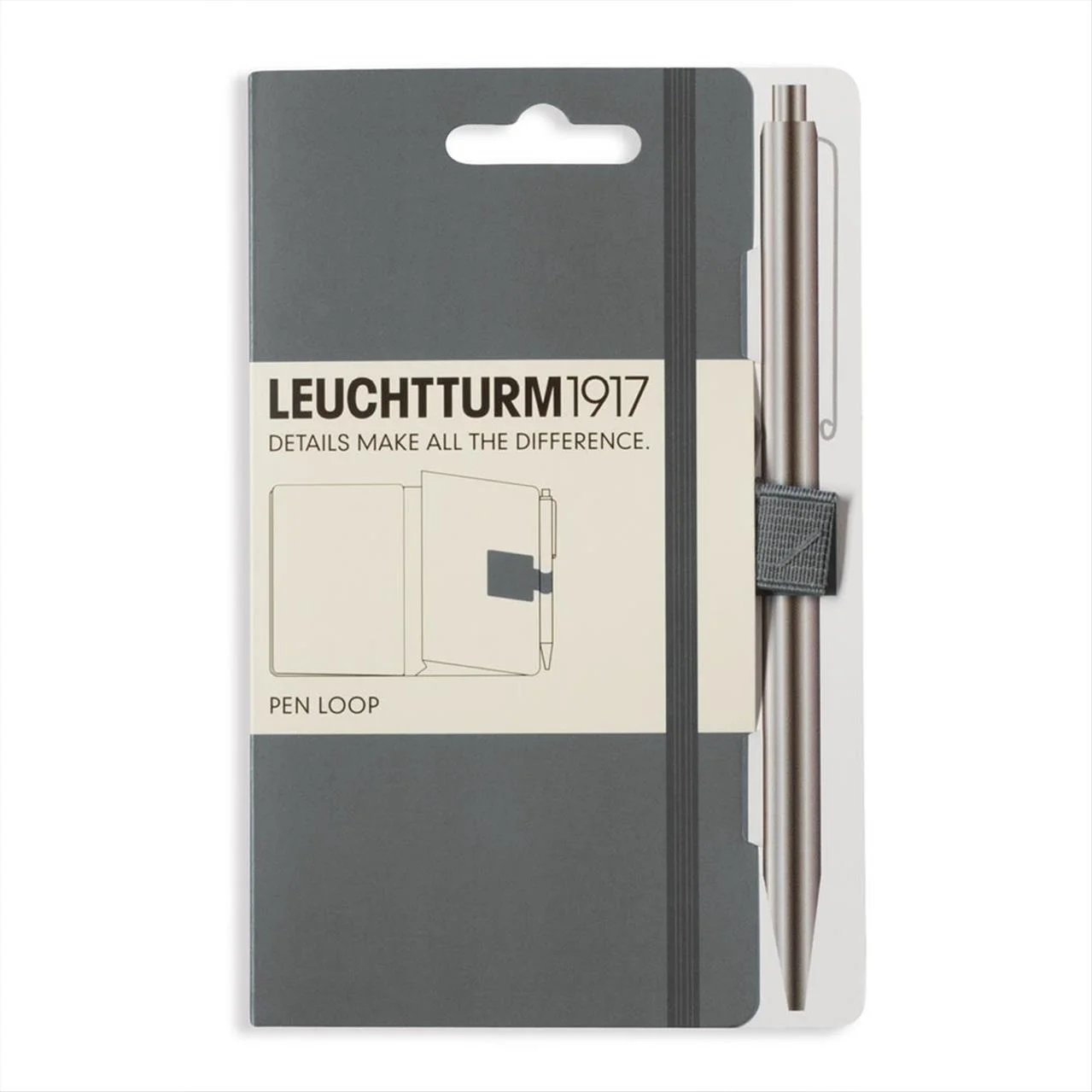 Φωτογραφία προϊόντος: OEM Leuchtturm Pen Loop Grey - 4007.5095.03GY