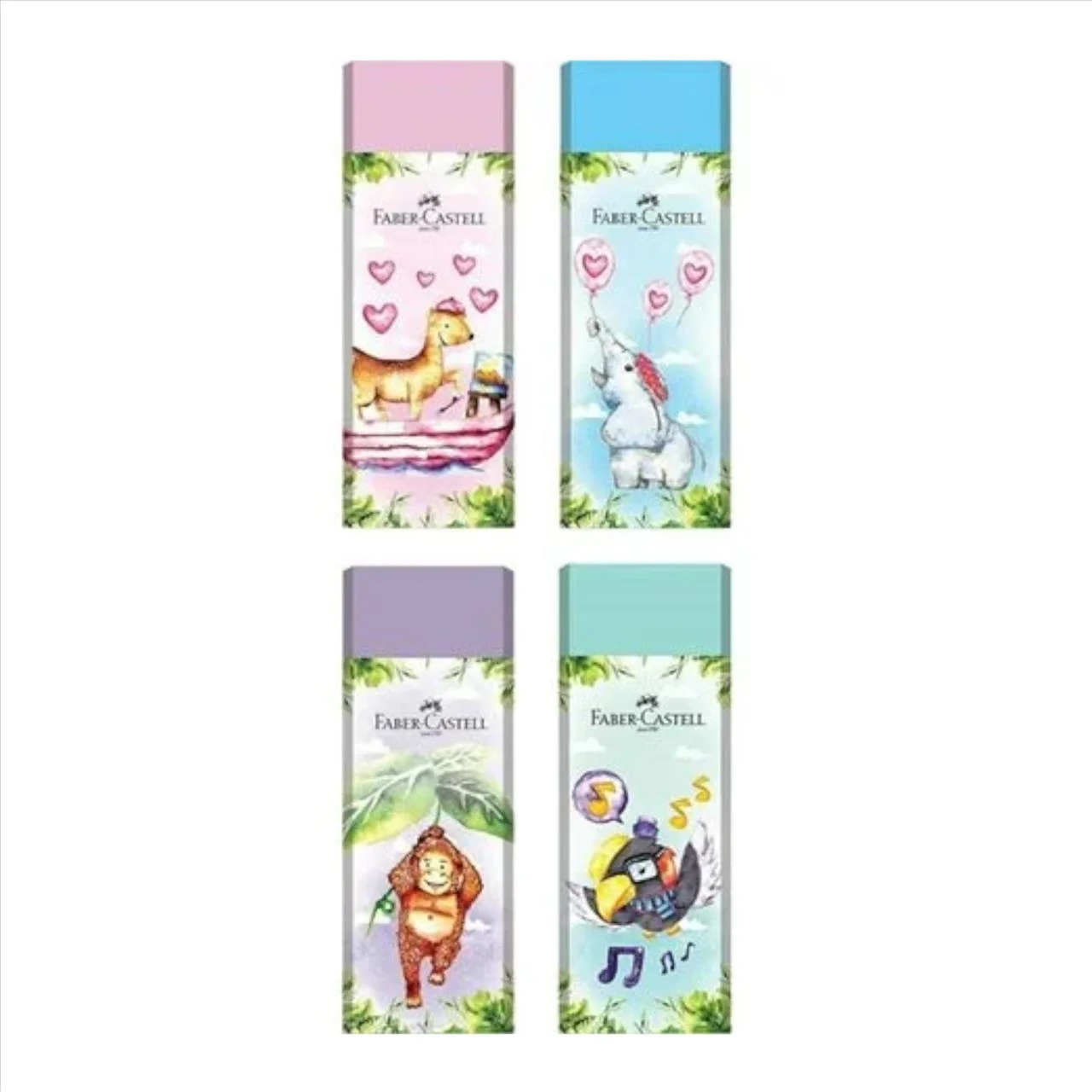 Φωτογραφία προϊόντος: Faber Castell Γόμα Παστέλ Happpy Jungle 188739 - 12310207