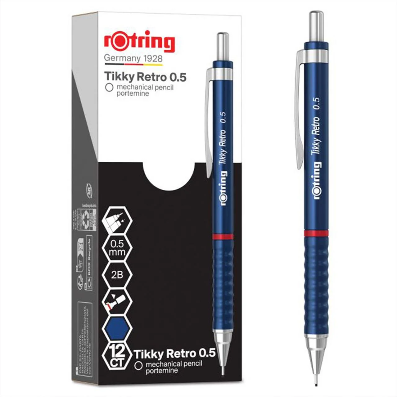 Φωτογραφία προϊόντος: Rotring Μηχανικό Μολύβι Retro 0.5mm Μπλε - 1405.5005.01