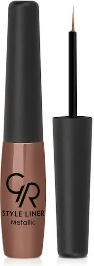 Φωτογραφία προϊόντος: Golden Rose Style Liner Metallic Metallic Πινέλο Eye Liner 06 6.5ml
