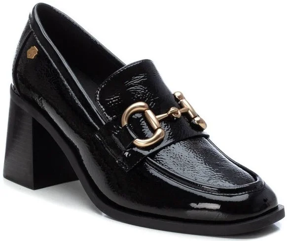 Φωτογραφία προϊόντος: Carmela loafers δερμάτινα με μεταλλικό τοκά σε μαύρο χρώμα 161157 Black