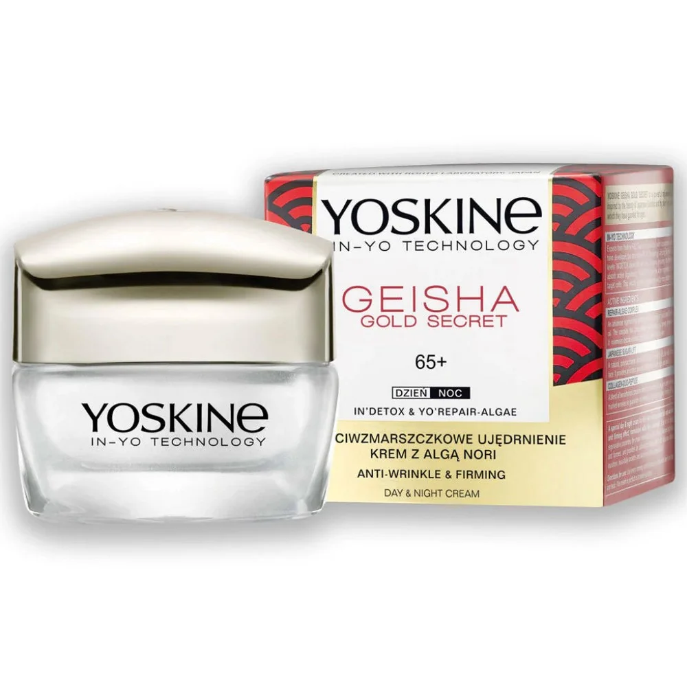Φωτογραφία προϊόντος: YOSKINE - Geisha Gold Secret 65+ Anti Wrinkle + Firming Day+Night Cream 50ml