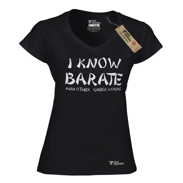 Φωτογραφία προϊόντος: ΓΥΝΑΙΚΕΙΟ T-SHIRT V ΛΑΙΜΟΚΟΨΗ, TAKEPOSITION, BARATE, ΜΑΥΡΟ/ MEDIUM, 502-1506-prosf