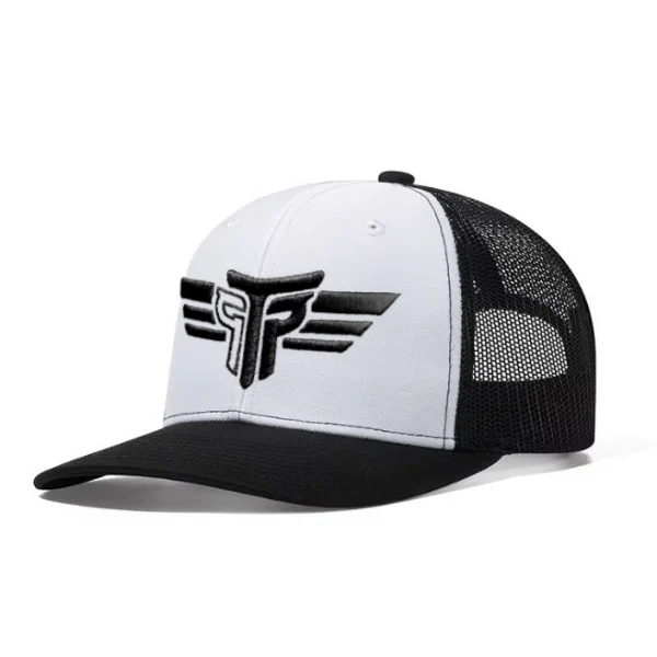 Φωτογραφία προϊόντος: Καπέλο Jockey Trucker 3D Κέντημα Logo Takeposition, χρώμα Cookie/ Μαύρο, 6 Panel Unisex Μαύρο 56-58cm