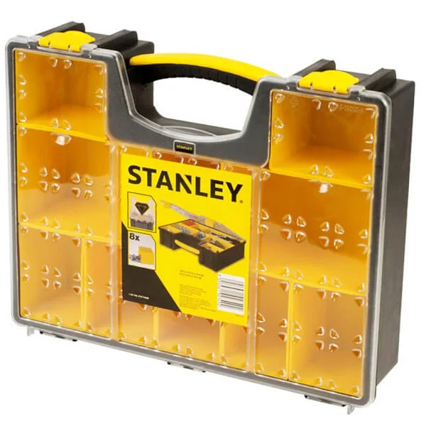 Φωτογραφία προϊόντος: STANLEY 1-92-749 Εργαλειοθήκη Ταμπακιέρα 8 θέσεων Και Διαστάσεων 42,3 x 33,4 x 10,5 cm
