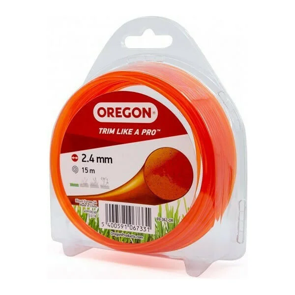 Φωτογραφία προϊόντος: OREGON 69-362-OR Μεσινέζα Στρογγυλή Πορτοκαλί Πάχους 2,4mm και Μήκους 15m