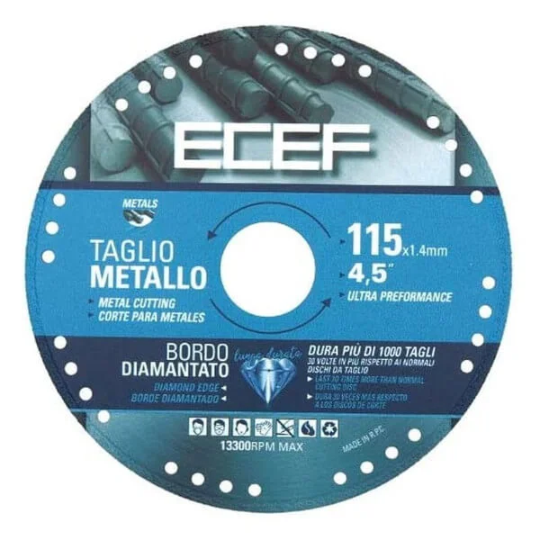 Φωτογραφία προϊόντος: OEM ECEF 66012500 Διαμαντόδισκος Κοπής Μετάλλου 125mmX1.4mm