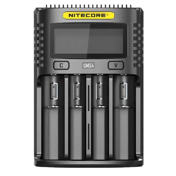 Φωτογραφία προϊόντος: NITECORE UMS4 Φορτιστής Μπαταριών Τεσσάρων Θέσεων 3000mA QC 2.0 (9060060220)