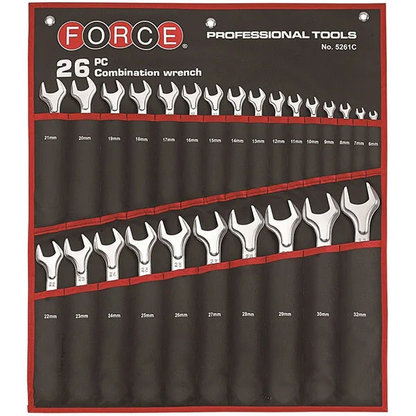 Φωτογραφία προϊόντος: FORCE 5261C Γερμανοπολύγωνα 6-32mm Σετ 26τμχ