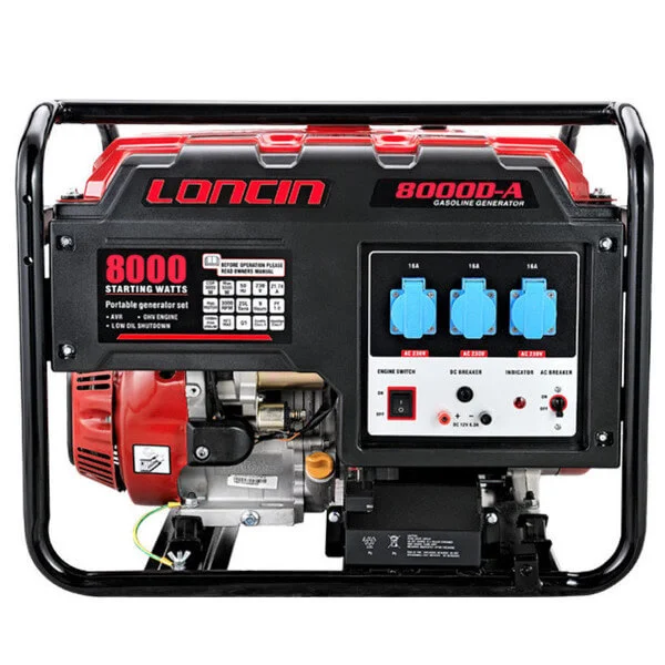 Φωτογραφία προϊόντος: LONCIN LC8000 D-A Γεννήτρια Μονοφασική Βενζίνης Με AVR Τετράχρονη 8KVA