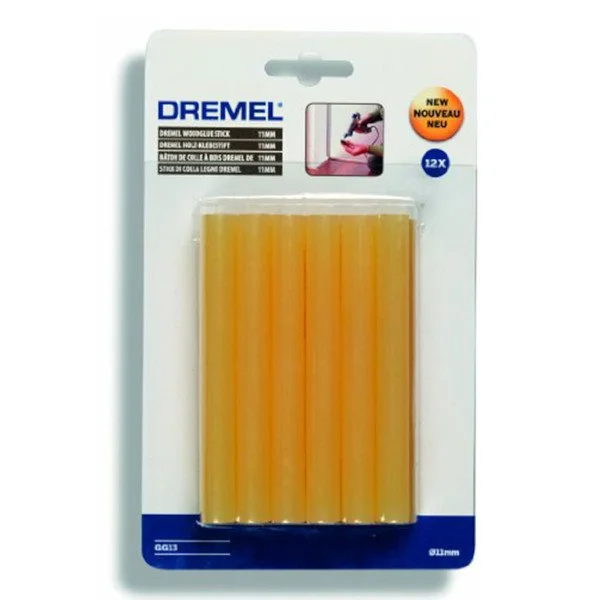 Φωτογραφία προϊόντος: DREMEL GG13 Ράβδοι Θερμαινόμενης Σιλικόνης Ξυλόκολλας 11mm Σετ 12τμχ (2615GG13JA)
