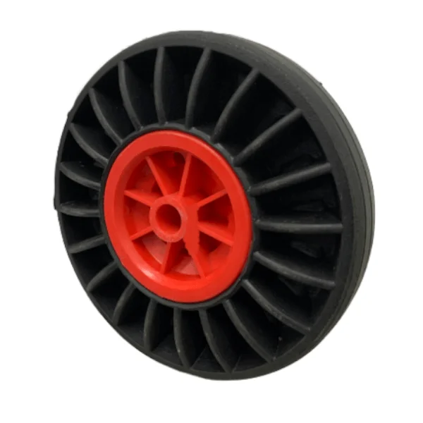 Φωτογραφία προϊόντος: OEM Ρόδα Συμπαγής 260mm x 75mm Με Πλαστική Ζάντα Ακτινωτή Και Άξονα 20mm