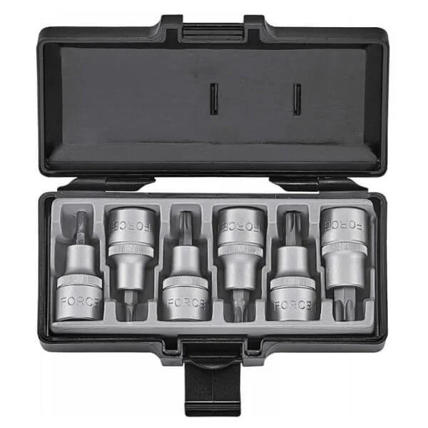 Φωτογραφία προϊόντος: FORCE 4062 Καρυδάκια Torx 1/2" T25-T55 Σετ 6τμχ
