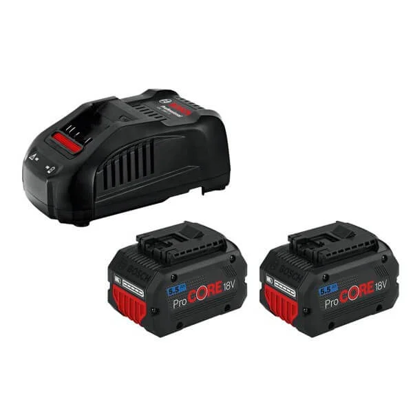 Φωτογραφία προϊόντος: BOSCH 1600A0214C Μπαταρία Σετ 2τμχ με Φορτιστή GAL1880CV ProCORE 18V 5.5Ah