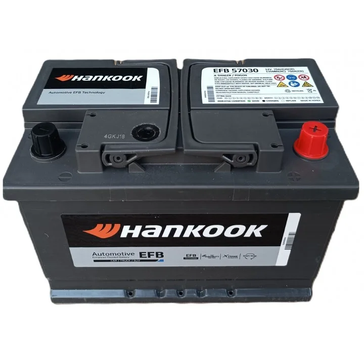 Φωτογραφία προϊόντος: Hankook EFB 57030 12V 70Ah