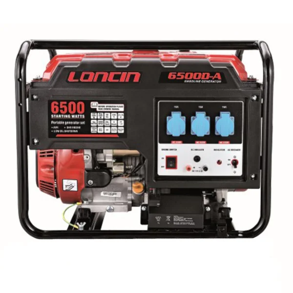 Φωτογραφία προϊόντος: LONCIN LC6500A Γεννήτρια Μονοφασική Βενζίνης Με AVR Τετράχρονη 6.5KVA
