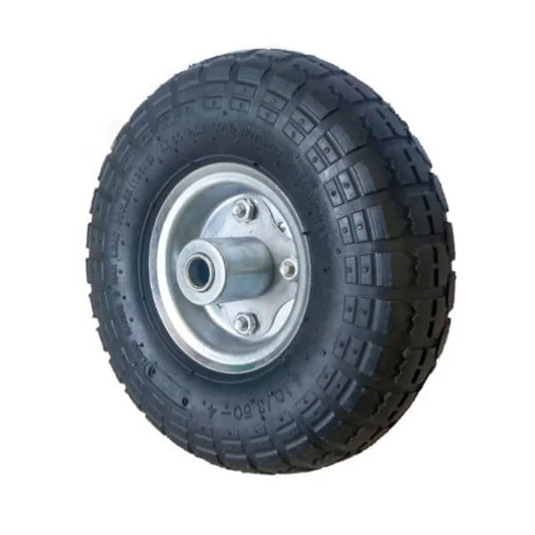 Φωτογραφία προϊόντος: OEM Ρόδα Συμπαγής 260mm x 55mm Με Μεταλλική Ζάντα Μονού Αφαλού Με Άξονα 20mm