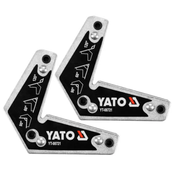 Φωτογραφία προϊόντος: YATO YT-08721 Μαγνητική Γωνία Συγκόλλησης Σετ 2Τμχ