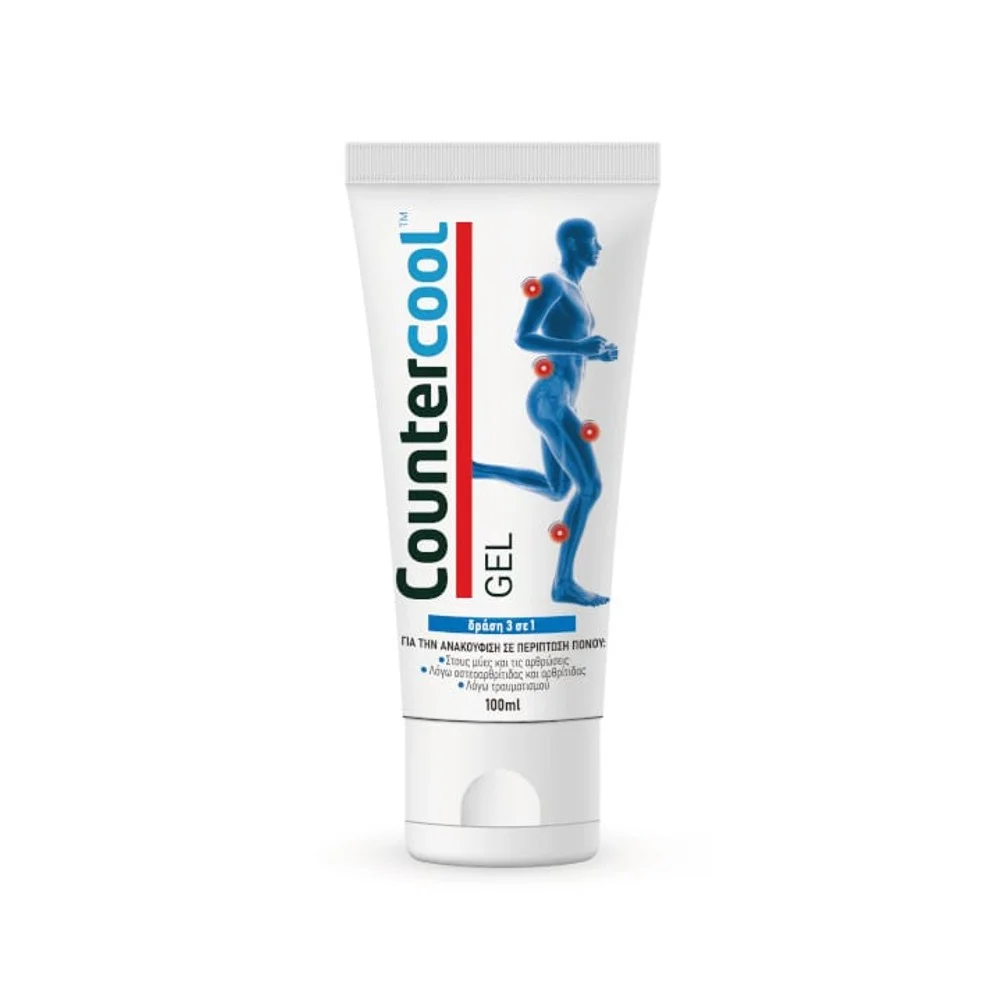 Φωτογραφία προϊόντος: Bausch & Health Countercool Gel - Γέλη Ανακούφισης Μυικών Πόνων (100ml)