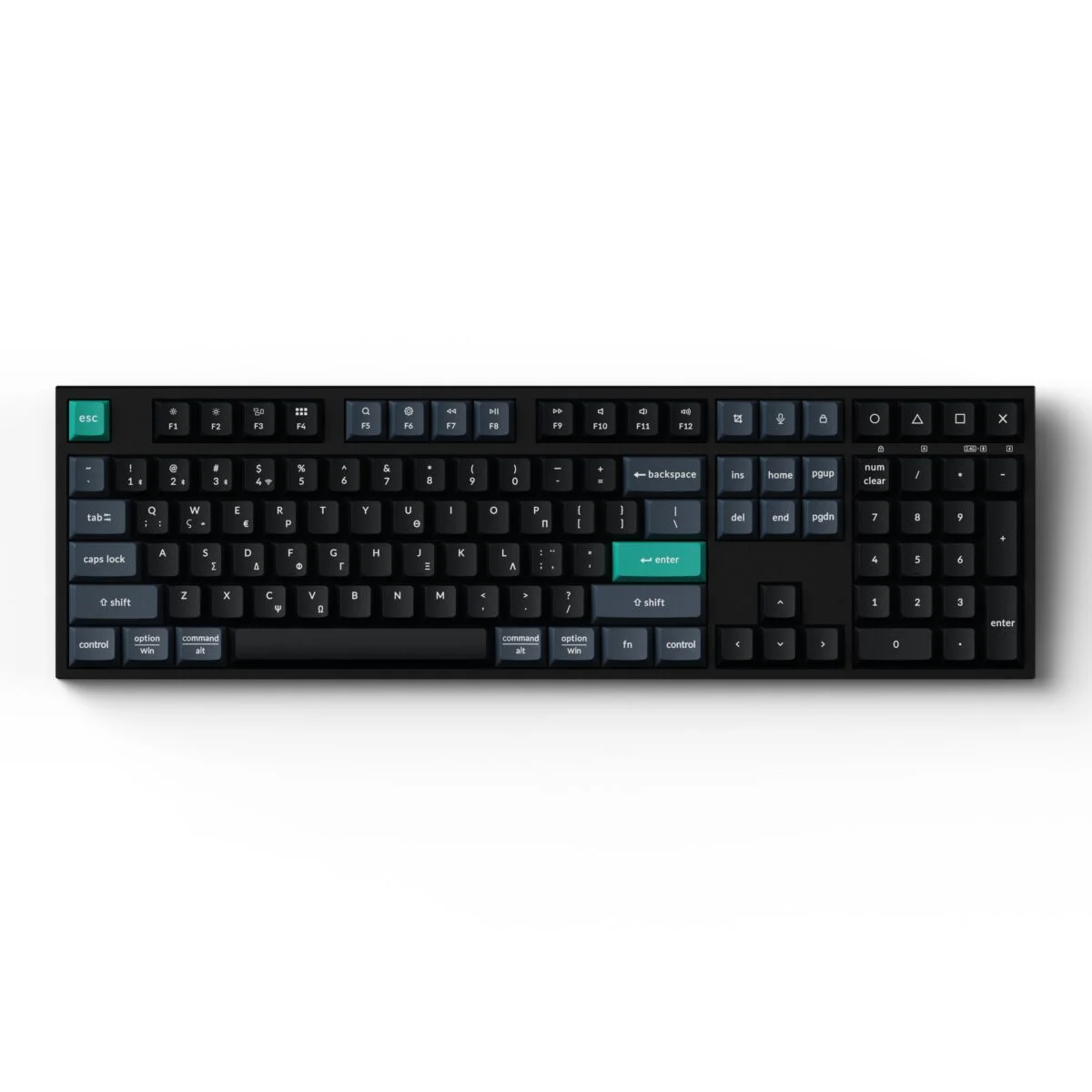 Φωτογραφία προϊόντος: Keychron B36 (B36-K9-GR) Wireless Keyboard 100% GR Layout Black