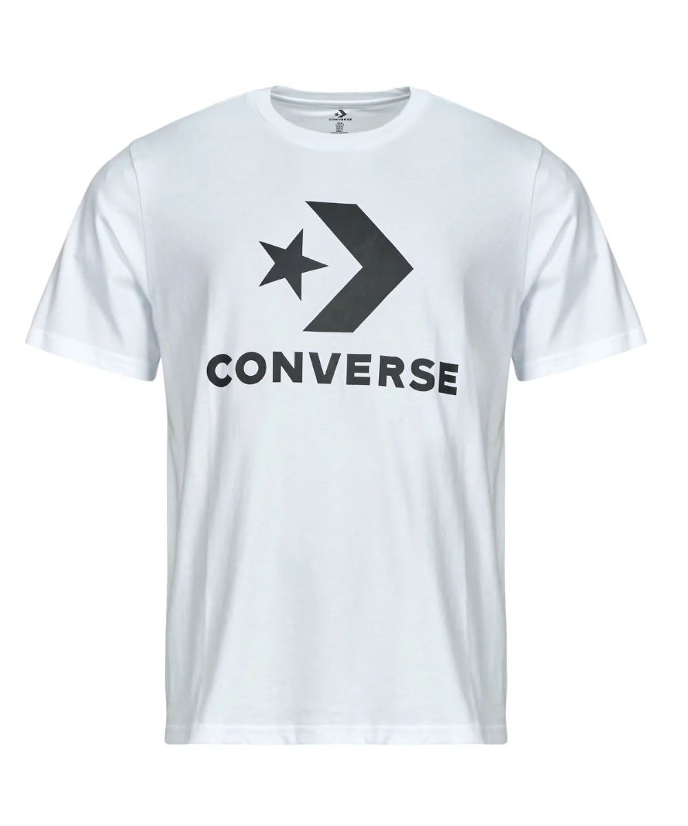 Φωτογραφία προϊόντος: Converse - Ανδρικό T‑shirt Logo Star Chevron CVM5T458-100 Λευκό