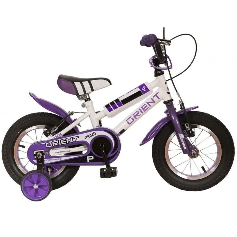 Φωτογραφία προϊόντος: ORIENT PRIMO V-BRAKE 12'' ΠΑΙΔΙΚΟ ΠΟΔΗΛΑΤΟ ΑΣΠΡΟ-ΜΩΒ (151269) 2025
