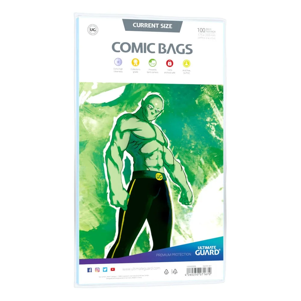 Φωτογραφία προϊόντος: Ultimate Guard Comic Bags Standard (100) - Current Size