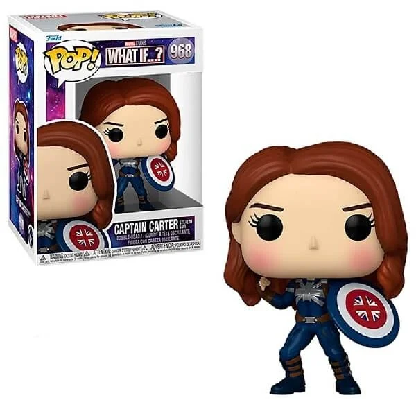 Φωτογραφία προϊόντος: Funko POP Marvel What If? - Captain Carter Stealth Suit 968 Bobble-Head