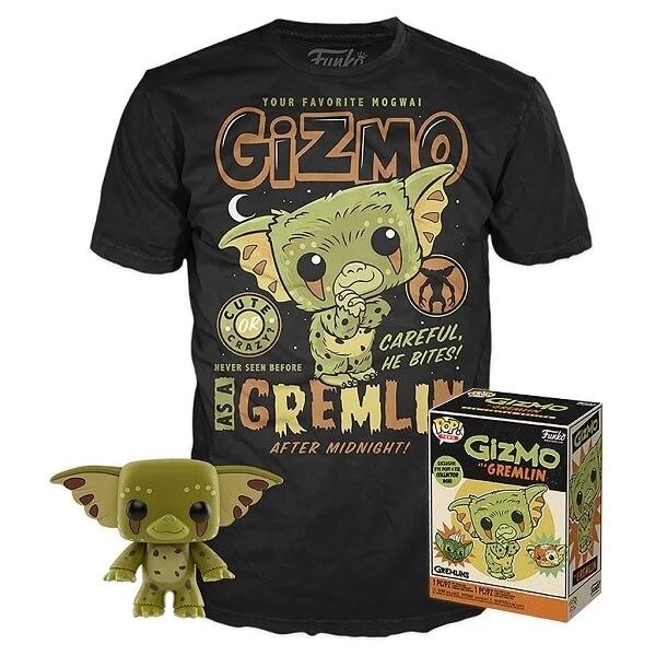 Φωτογραφία προϊόντος: Funko Pop Tees Box Gremlins - Gizmo Exclusive Figure 04 & Tshirt Medium