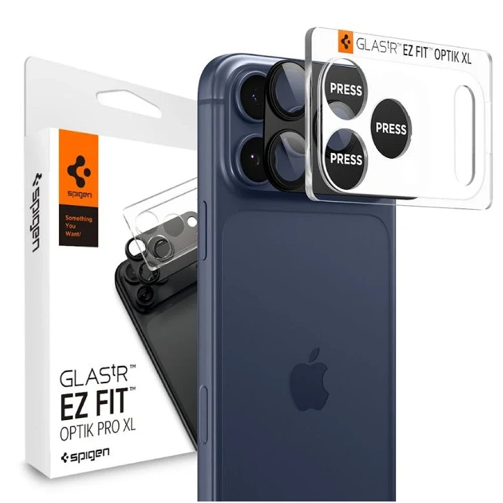 Φωτογραφία προϊόντος: Spigen Optik Pro XL Glas.tr Ez Fit Camera Protector iPhone 17 Pro Max Black