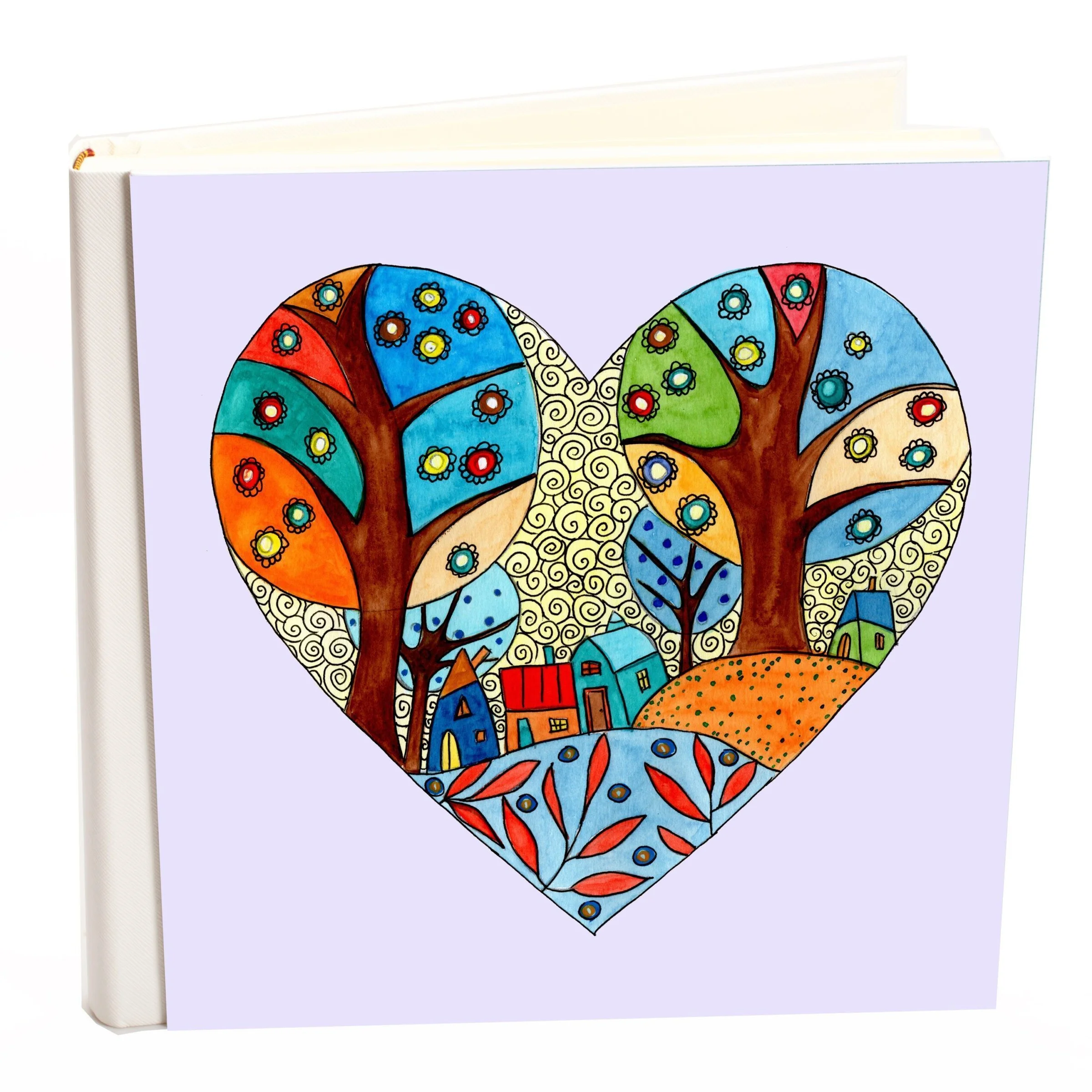 Φωτογραφία προϊόντος: HOPER Άλμπουμ my album hearts house boho style με ριζόχαρτο 30x30cm και κουτί άλμπουμ