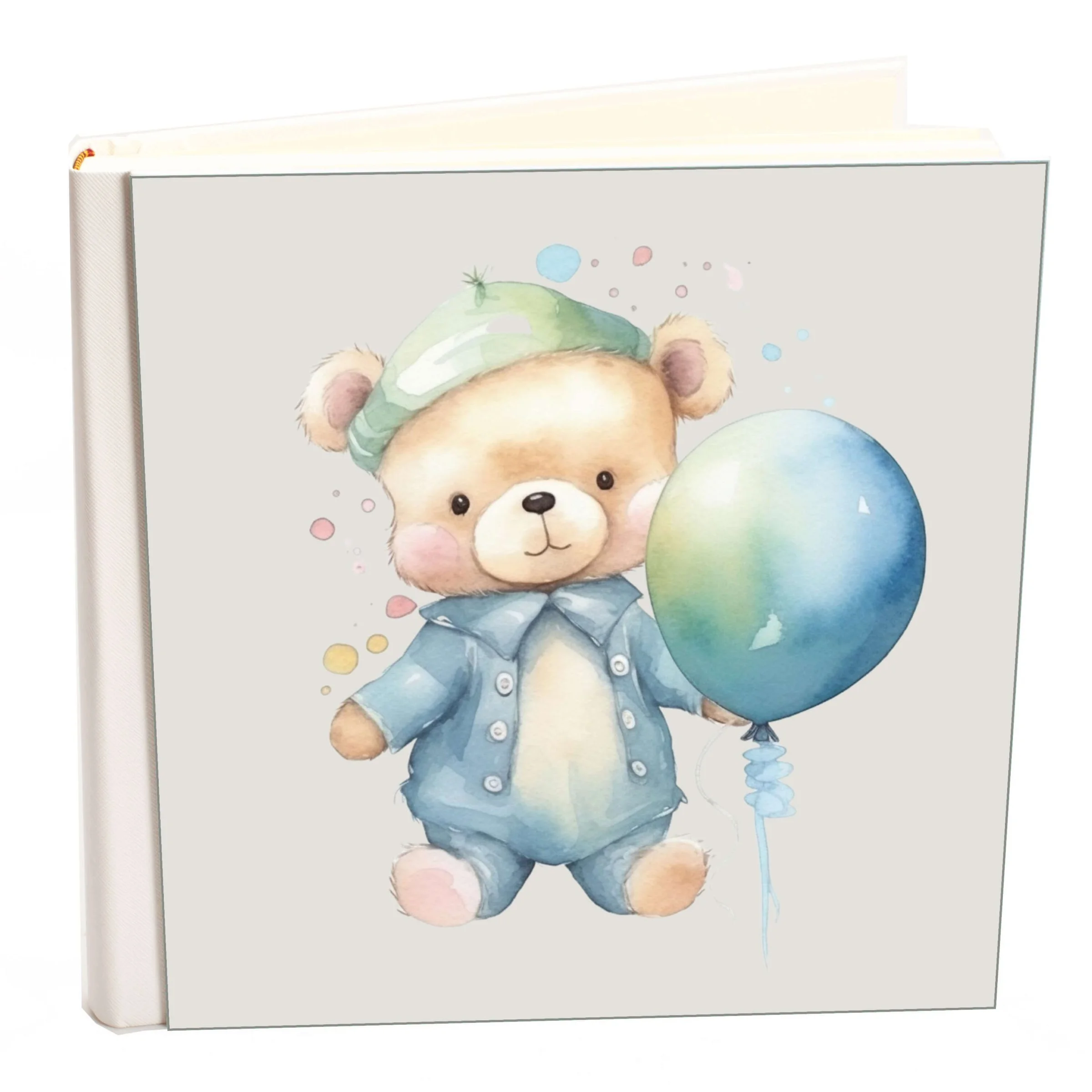 Φωτογραφία προϊόντος: HOPER Άλμπουμ my album teddy bear 03 boho style με ριζόχαρτο 24x24cm και κουτί άλμπουμ