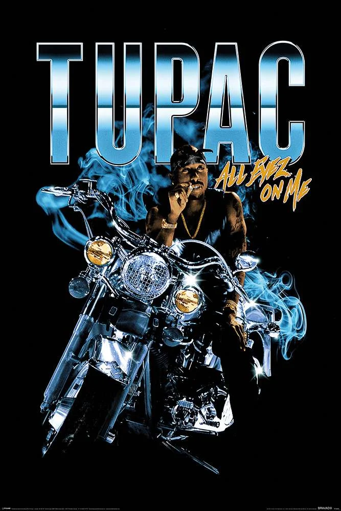 Φωτογραφία προϊόντος: HOPER Αφίσα , Pyramid Poster, Tupac Shakur All Eyez Motorcycle 61 X 91,5εκ PP35000