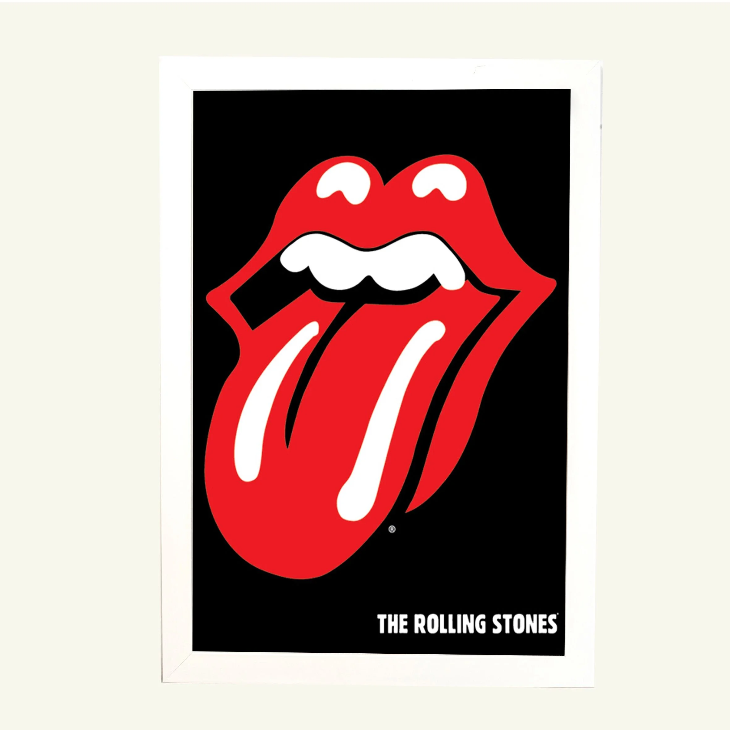Φωτογραφία προϊόντος: HOPER Αφίσα Rolling Stones 61x91,5εκ Κορνίζα Ξύλινη Χρώμα Λευκό Με Ακρυλικό Τζάμι Άθραυστο K1041-3